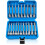 20PCS Extra-Long Hex Bit Socket Set, 3/8 Inch Drive Hex Socket Set, SAE & Metric(1/8inch-7/16inch, 3-12mm) 1