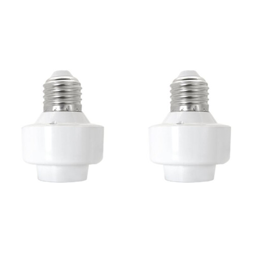 2X Wifi E26 E27  Wiring-Free Lamp Holder App Remote Control Timer Support Alexa/ Home and Other Voice Control