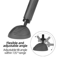 Universal Tripod Feet Pad, Non Slip 60mm Dia.Tripod Monopod Rubber Feet with 3/8" Screw, Extra Stability & Flexible