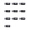 10X 256 Mo USB 2.0 Flash U Disque Noir 1