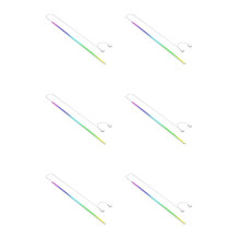6X LED Strip Magnetic Computer Light Bar 5V/3PIN ARGB Motherboard Light-Strip Colorful Atmosphere DIY Lamp Bar