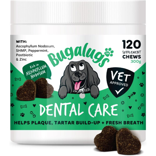BugaLugs Bugalugs Dog Dental Supplement 120 Soft Chews