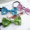 (RosePink)Accessorio cravatta clipon farfalla resina glitter rosa per uomo e donna 7