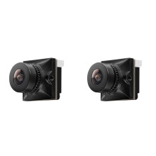 2X pour Caméra Analogique Caddx Ratel2 500MP Pixel 165 Angle de Vision Traverser FPV Caméra Pratique Polyvalente, Noir