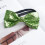 (Green)Accessorio cravatta clipon farfalla resina glitter rosa per uomo e donna 1