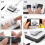 2X Custom  Keyboard 2 Key RGB Macro OSU Keypad Programmable Mechanical Keyboard for Gaming Working, White Type A 5