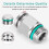 304 Stainless Steel PC Pneumatic Quick Connector G Thread Thread Pipe Water Gas Connector M5 1/4" BSP 4