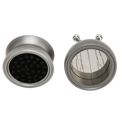 Kaffeepulververteiler 58 mm mit 22 Nadeln grau