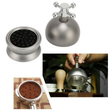 Kaffeeverteiler 58 mm grau mit Basis