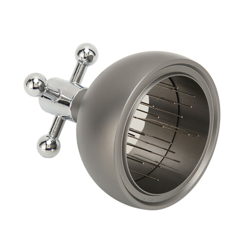 Kaffeepulververteiler mit Basis 58 mm grau