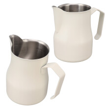 Latte-Krug 350 ml Edelstahl 304 mattweiß