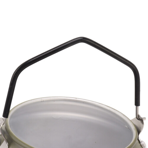 Teekessel Camping 0,9 l Alu Tragbar Grün 1