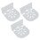Schwebendes Acrylregal Wandhalter transparent 12