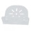 Schwebendes Acrylregal Wandhalter transparent 3