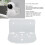 Acryl Wandhalter Babyphone Kamera transparent 6