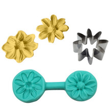 Fondant Blumen Modellierwerkzeug 4 Stile Set