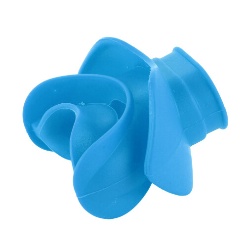 Silikon Mundstück Tauchen Blau 1