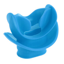 Silikon Mundstück Tauchen Blau