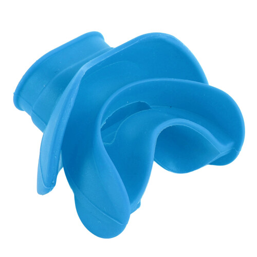 Tauchregler Mundstück Silikon Blau 1