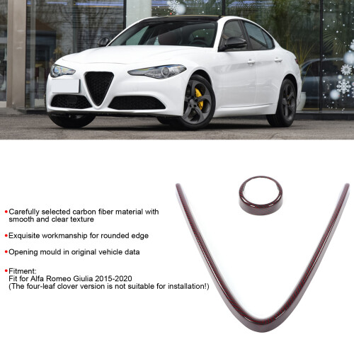 Giulia 2015-2020 Carbon Frontgrill Zierrahmen