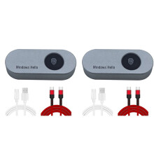 2X New Windows Hello Fingerprint Reader - Computer Login Device for Win10/11 Biometric Unlock Security Access