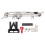 1/10 RC Alu Vorderachse Diamant Silber 18