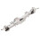 1/10 RC Alu Vorderachse Diamant Silber 9