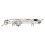 RC Vorderachse 1/10 Alu Silber Diamant 7