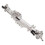 RC Vorderachse 1/10 Alu Silber Diamant 8