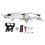RC Car Vorderachse Alu Silber 1/10 2