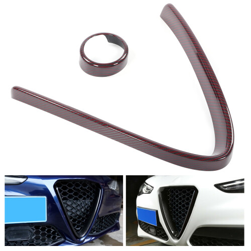 Alfa Romeo Giulia Grill Cover Carbon Set 2