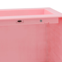 Figurenvitrine mit Lichtsensor, 2 Etagen, Rosa