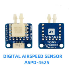 4X Sensor de Velocidad Aerodinámica Digital ASPD-4525 de 4 A 6 V CC para Controladores de Vuelo F405-WING, F411-WING y F722-Wing, Drones de Carreras