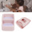 2 Stufen Kinder Tritthocker faltbar Lila Rosa 16