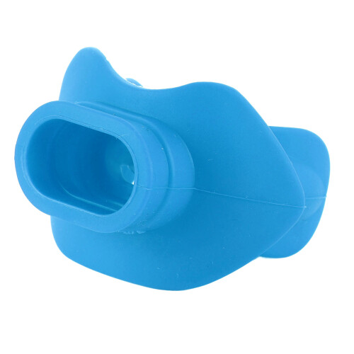 Silikon Mundstück Tauchen Blau