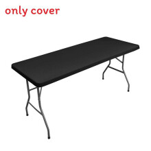 (Black)Premium waschbar klappbar Picknick Tischdecke Schutz kompatibel mit Outdoor Terrasse Rechteck Tischen