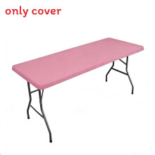 (Deep Pink)Premium waschbar klappbar Picknick Tischdecke Schutz kompatibel mit Outdoor Terrasse Rechteck Tischen