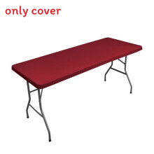 (Burgundy)Premium waschbar klappbar Picknick Tischdecke Schutz kompatibel mit Outdoor Terrasse Rechteck Tischen
