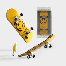 (Style B)Diy Maple Wood Finger Skateboard Toy With Bearings For Kids And Collectors