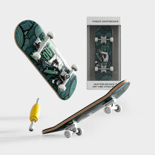 (Style G)Diy Maple Wood Finger Skateboard Toy With Bearings For Kids And Collectors