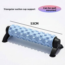(Blue)Multicolor Foam Roller With Support Stand For Fitness Massage Muscle Recovery