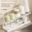 (Black)Minimalist Cup Storage Shelf With Drip Tray For Kitchen And Dining Room Use 4