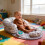 (Pink)Soutien-sitting bébé oreiller ventre soutien assis doux mignon dentition jouets utilisation 8