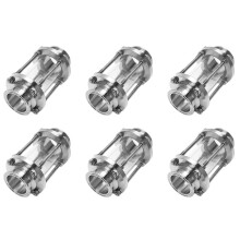 6X In- Sight Glass with Clamp End,Flow Sanitary Straight Sight Glass SUS316 2 Inch Tri Clamp Type(Flow Pipe OD 51MM)