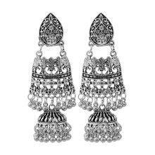 Retro Alloy Earrings With Geometric Design And Natural Style For Jewelry Women