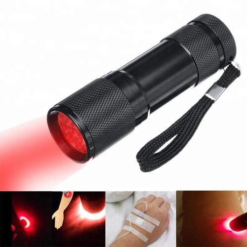 Infrared Red Light Torch Rechargeable Blood Vessel Detection Settings Medical 1