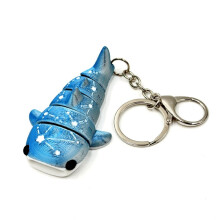 (Burgundy) Whale Shark Ocean Animal Keychain for Bags Purses Backpacks Keys for Sea Life Enthusiasts