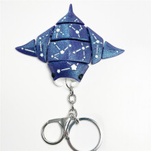 (Light Yellow) Whale Shark Ocean Animal Keychain for Bags Purses Backpacks Keys for Sea Life Enthusiasts