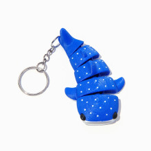 (Dark Khaki) Whale Shark Ocean Animal Keychain for Bags Purses Backpacks Keys for Sea Life Enthusiasts