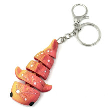 (Ivory) Whale Shark Ocean Animal Keychain for Bags Purses Backpacks Keys for Sea Life Enthusiasts